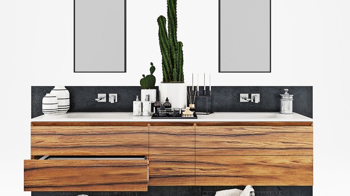 渲染模型_卫生间洗漱池031