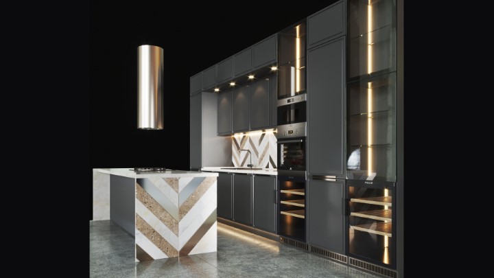 渲染模型_厨房215