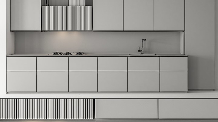 渲染模型_厨房220