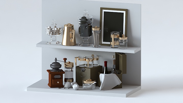 渲染模型_厨房用品063