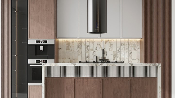 渲染模型_厨房软装098