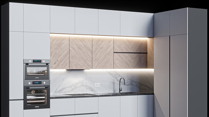 渲染模型_厨房软装116