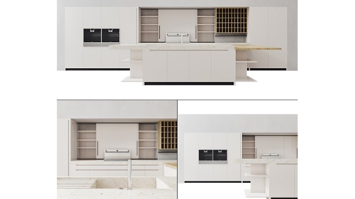 渲染模型_厨房软装120