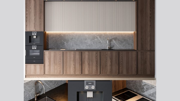 渲染模型_厨房软装121