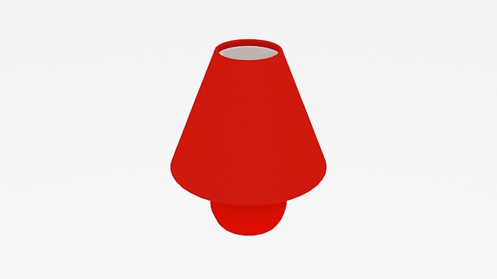 渲染模型_台灯637