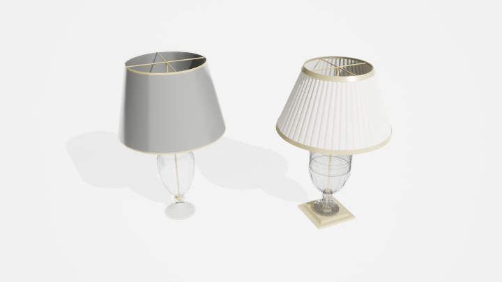 渲染模型_台灯648