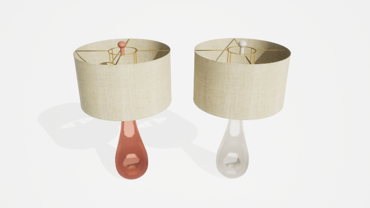 渲染模型_台灯662