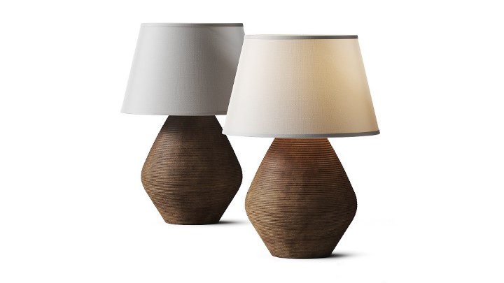 渲染模型_台灯684