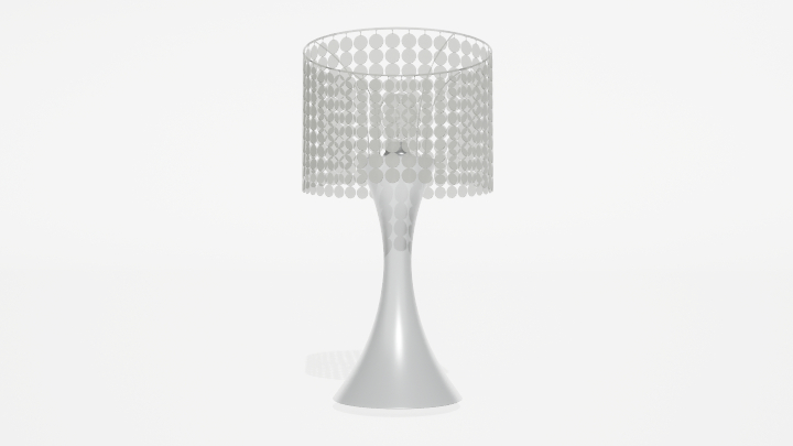 渲染模型_台灯697