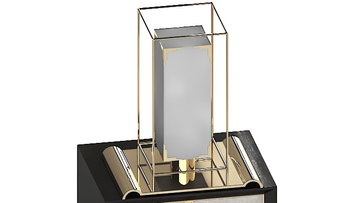 渲染模型_台灯711