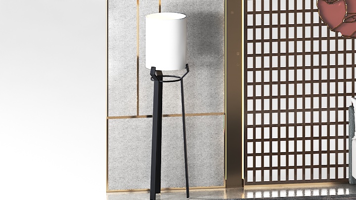 渲染模型_台灯725