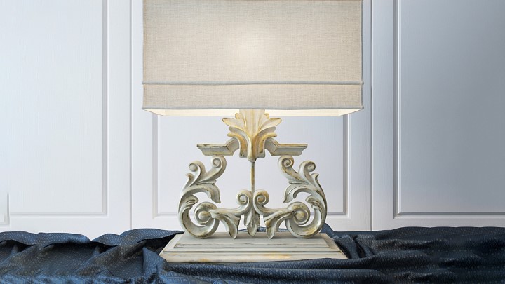 渲染模型_台灯763