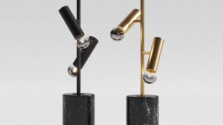 渲染模型_台灯792