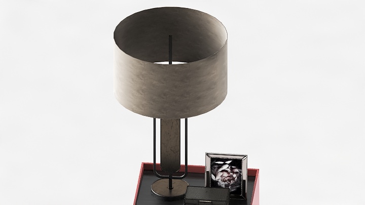 渲染模型_台灯797