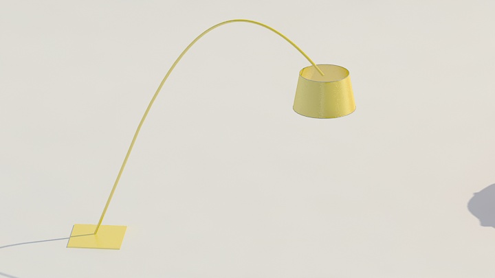 渲染模型_台灯804