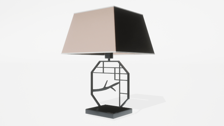 渲染模型_台灯810