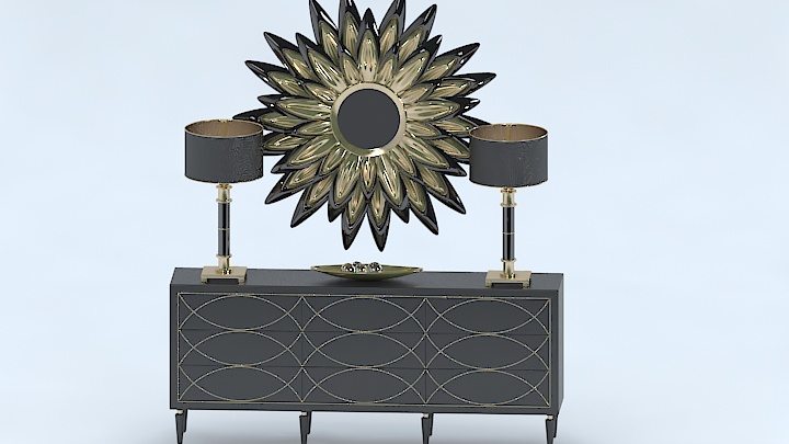 渲染模型_台灯829