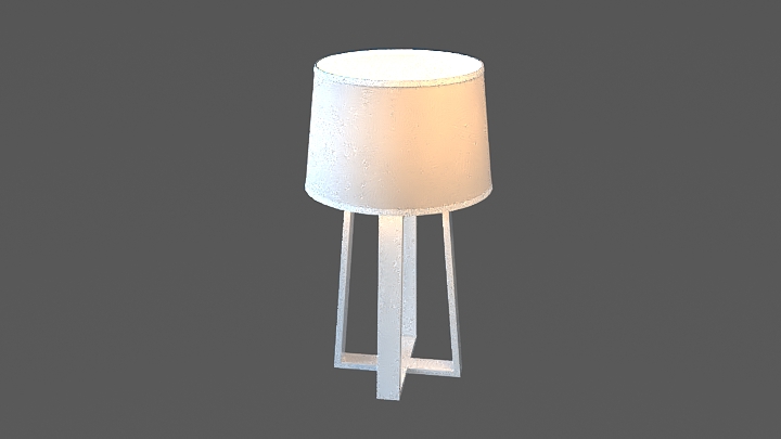 渲染模型_台灯832