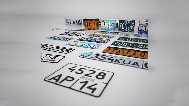 渲染模型_号码牌001