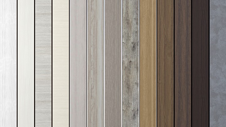 渲染模型_各种颜色木材001