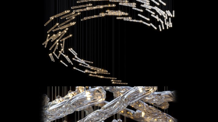 渲染模型_吊灯3312