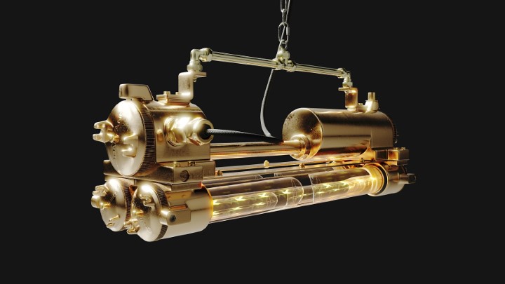 渲染模型_吊灯3329