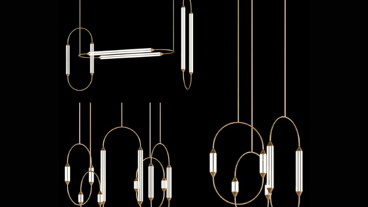 渲染模型_吊灯3344