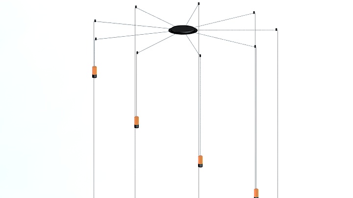 渲染模型_吊灯3361