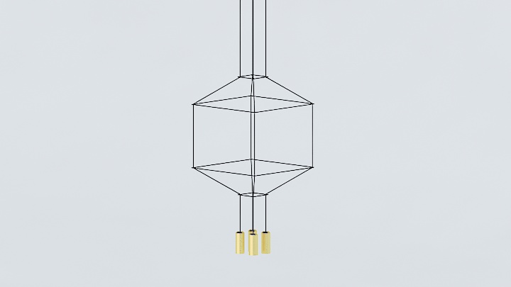 渲染模型_吊灯3372