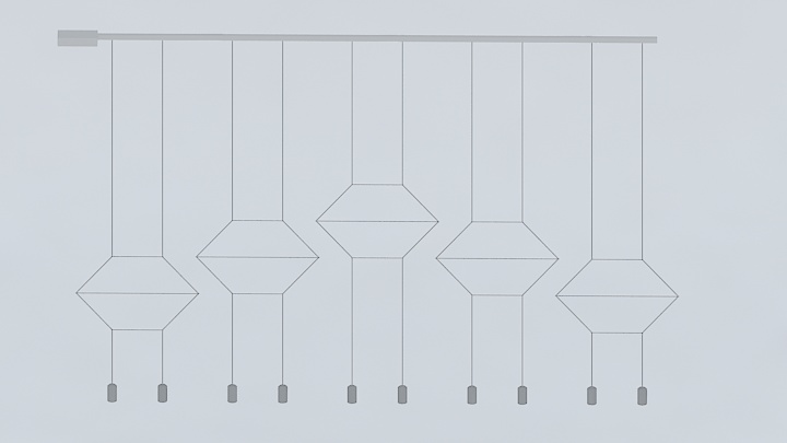 渲染模型_吊灯3379