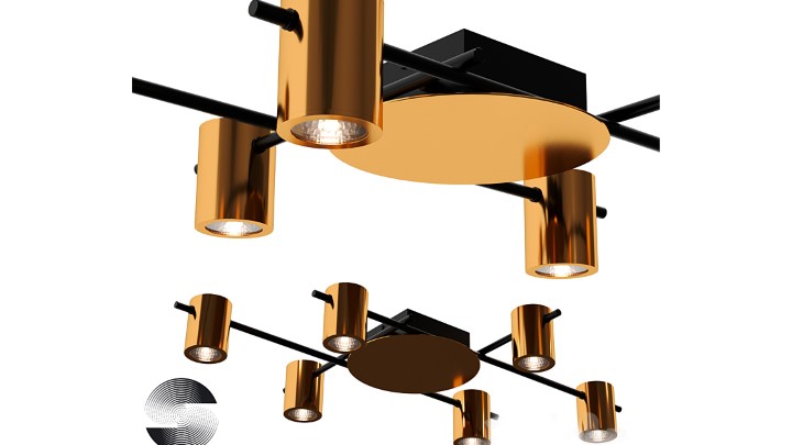 渲染模型_吊灯3436