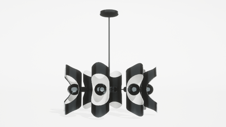 渲染模型_吊灯3490