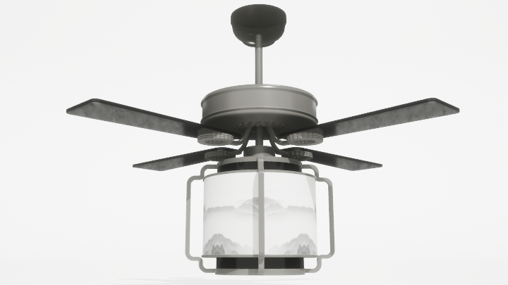 渲染模型_吊灯3504