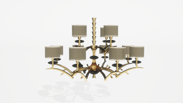 渲染模型_吊灯3513