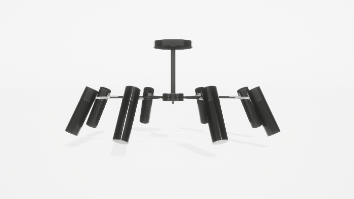 渲染模型_吊灯3549