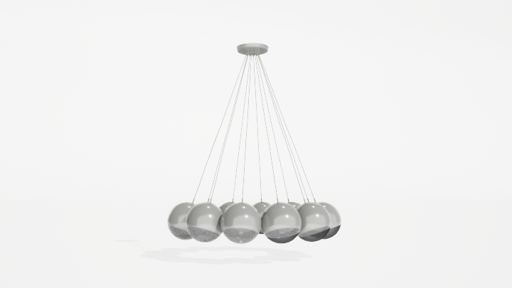 渲染模型_吊灯3550