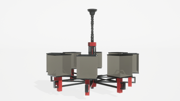 渲染模型_吊灯3557