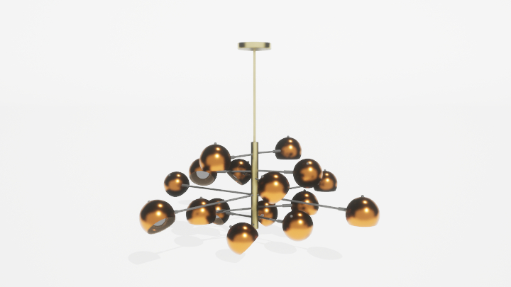 渲染模型_吊灯3561