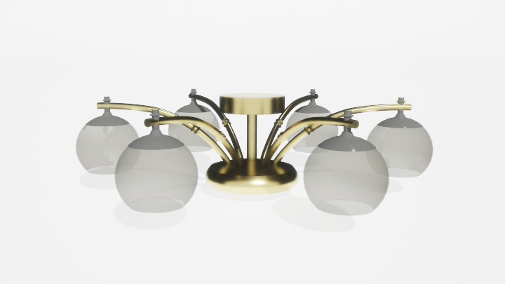 渲染模型_吊灯3565