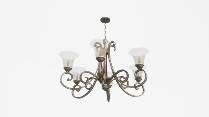 渲染模型_吊灯3583