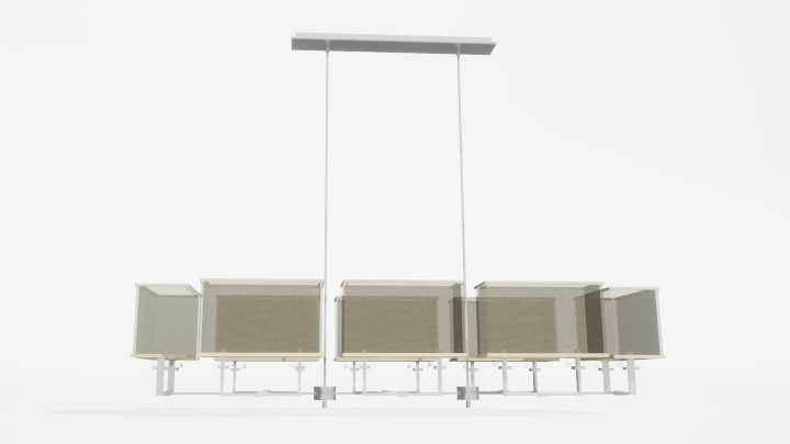 渲染模型_吊灯3584