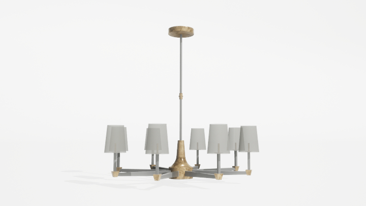 渲染模型_吊灯3597