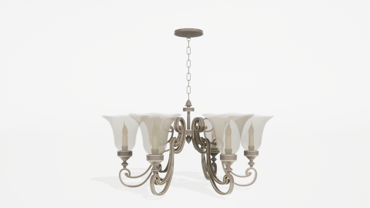 渲染模型_吊灯3603