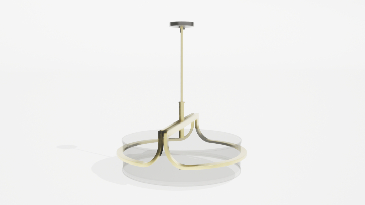 渲染模型_吊灯3625