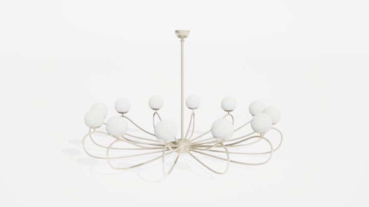 渲染模型_吊灯3630