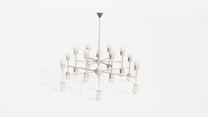 渲染模型_吊灯3638