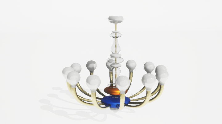 渲染模型_吊灯3650