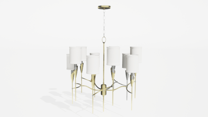 渲染模型_吊灯3685