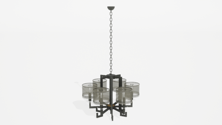 渲染模型_吊灯3697