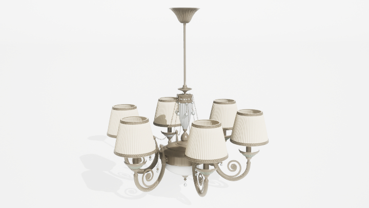 渲染模型_吊灯3703